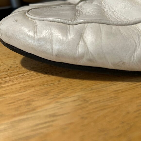 Womens Gucci Princetown White Horsebit Leather Slip-On Mules 39 US/9 - Picture 13 of 16